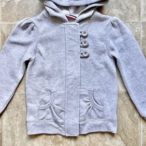 French Toast Kids Hooded Jacket Size 6 Fleece Full Zip School Uniform Preppy - Picture 2 of 10